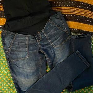 1822 denim size 26 over the belly maternity jeans